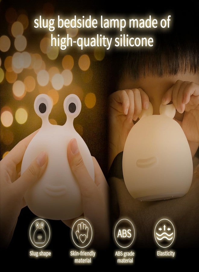 EAQ Slug Night Light, Silicone Light for Classroom, Don't Bug Me, Nursery Squishy Lamp, Cute Animal Bedside Lamp for Breastfeeding. - Image 4