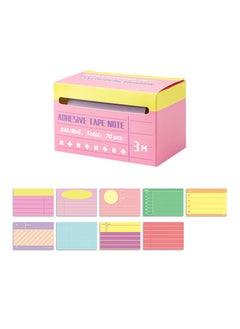 Excefore Sticky Memo Rolls - 280 Pads of 2.3x1.5 Inch Sticky Notes with 32 Patterns - Colorful Self-Adhesive Memo Stickers for To-Do Lists and Notes  - Image 2