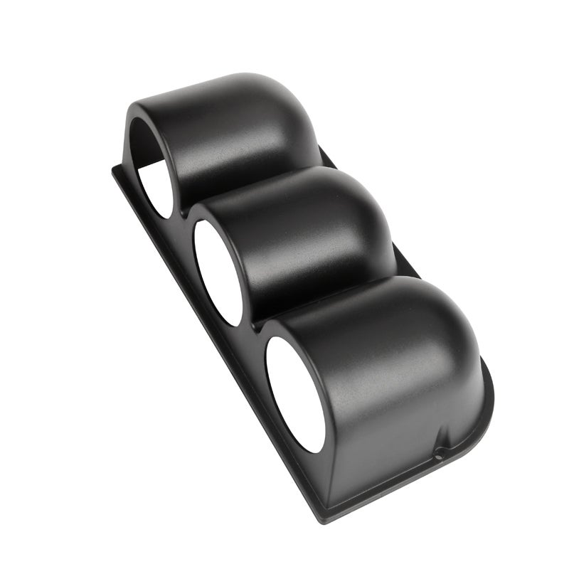 Triple Gauge Holder: 2In 52Mm Gauge Compatibility, Durable Black Plastic Material, Easy Installation - Secure Platform Fix, Automobile Gauges Holder for Automotive Enthusiasts - Image 2
