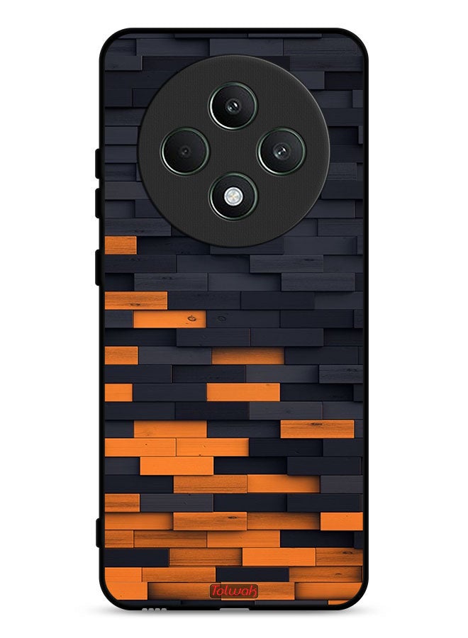 Tolwak Oppo Reno12 F 5G Protective Case Cover Wooden Wall  - Image 1