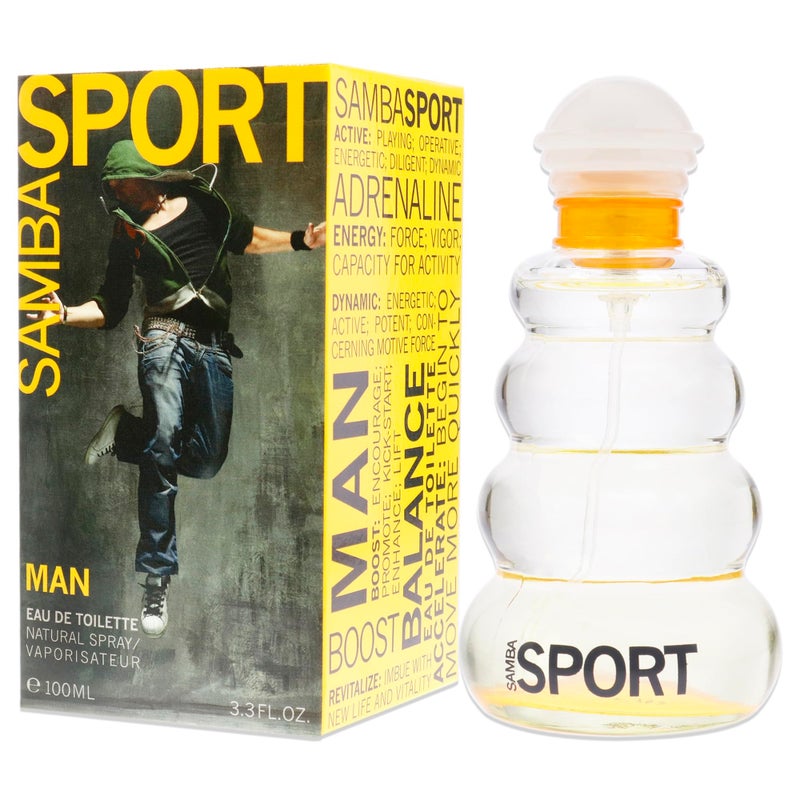 Perfumers Workshop Perfumer's Workshop Samba Sport for Men, Edt Spray, Aromatic, 3.3 Oz - Image 4