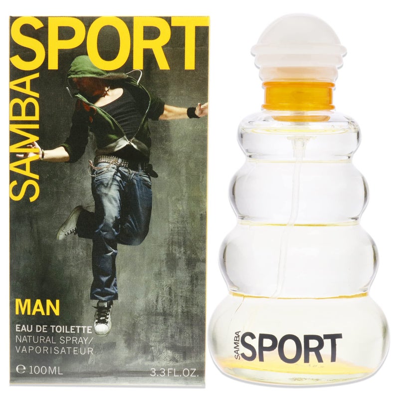 Perfumers Workshop Perfumer's Workshop Samba Sport for Men, Edt Spray, Aromatic, 3.3 Oz - Image 1