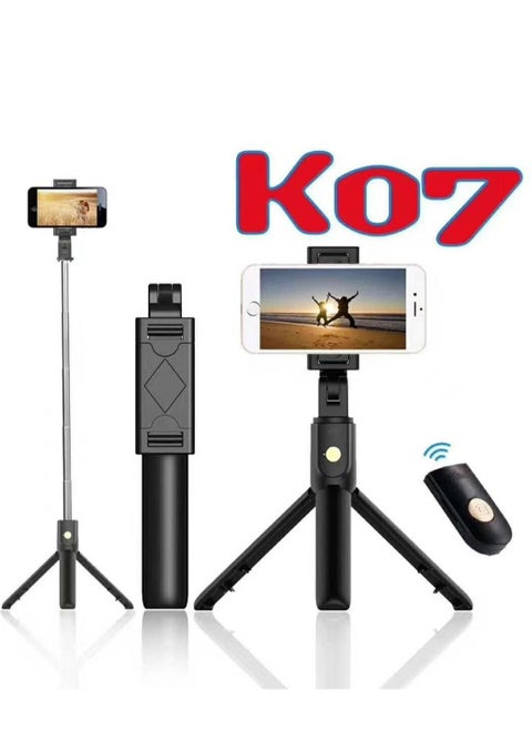 K07 Selfie Tripod Stick Stand For iPhone And Smart Andriod Mobile