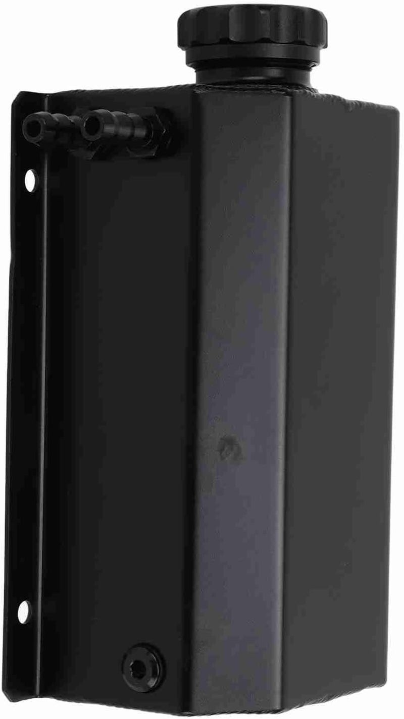 Keenso Efficient Working Coolant Overflow Tank Universal Aluminium Alloy Sturdy Construction Fit for Fit for (Black) - Image 2