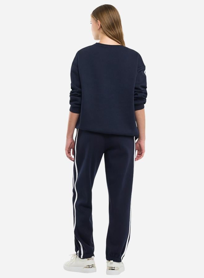 victor and jane Paris France Print Sweatshirt and Joggers Co-Ords - Cotton Fleece - Image 2