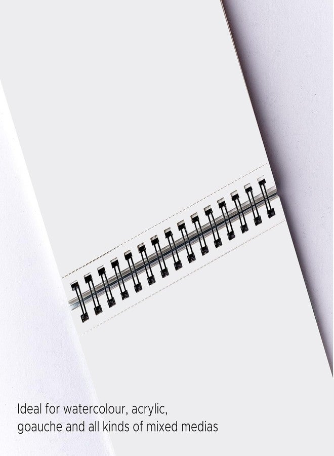 COI دفتر رسم COI، مقاس 20 سم × 29 سم، عبوة واحدة، 25 ورقة، دفتر رسم فني حلزوني، ورق رسم 160 غرام/م²، مناسب للرسم والكتابة للأطفال والبالغين والمراهقين من الجنسين - Image 2