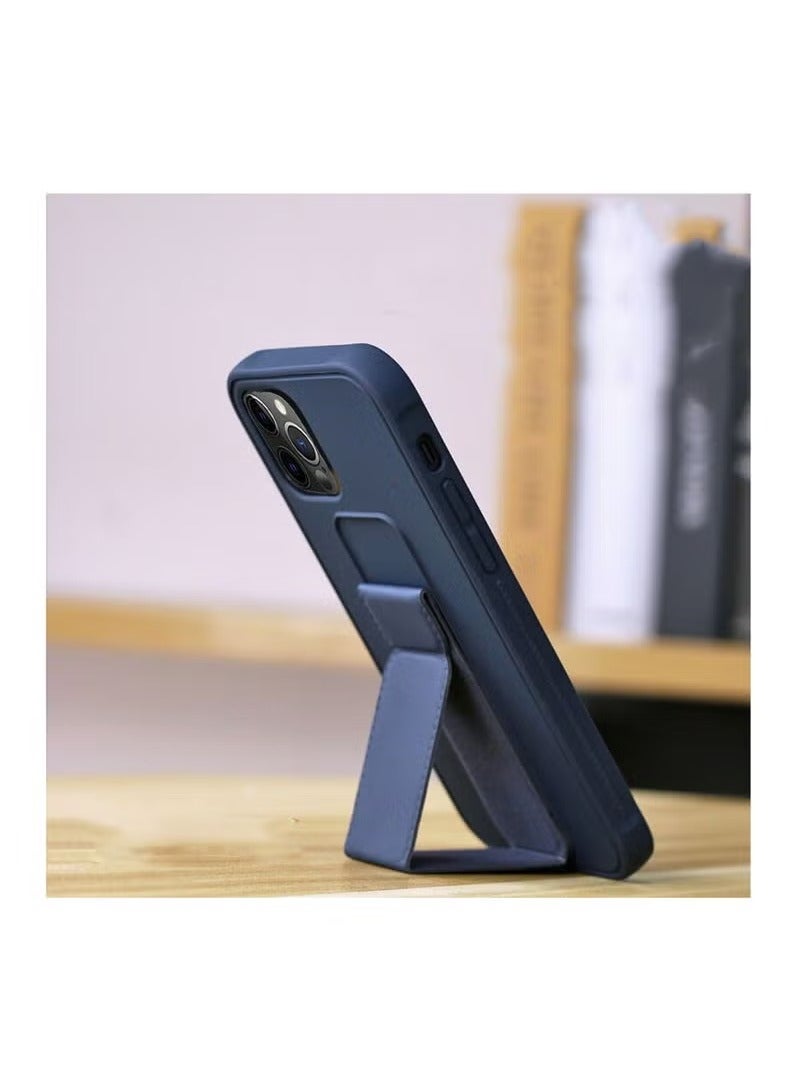 TIGER TPU Rubber Silicone Hand Grip Protective Phone Case Cover for Apple iPhone 15 Pro Max | Navy Blue Soft TPU Bumper Case with Anti-Slip Grip | Shockproof, Scratch-Resistant, Slim Fit Cover for iPhone 15 Pro Max Protection | Stylish and Durable iPhone Case - Image 2