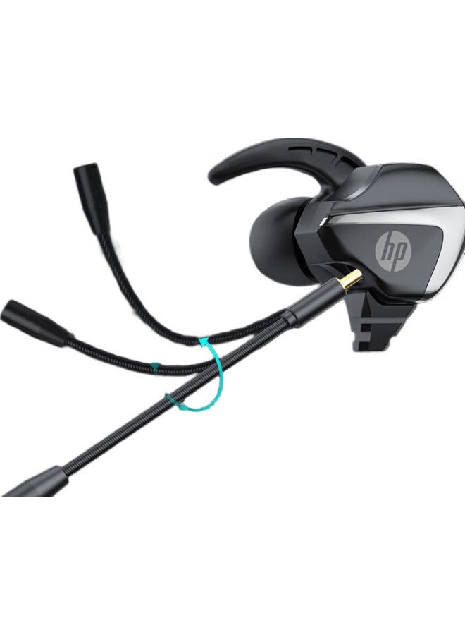 HP سماعة ألعاب سلكية Hp Dhh-3113، سماعات أذن مع ميكروفون، إلغاء ضوضاء ذكي، ميكروفون للهواتف المحمولة وأجهزة الكمبيوتر، الرياضات الإلكترونية، باس عميق، ببجي، سماعات موسيقى، بيضاء - Image 1