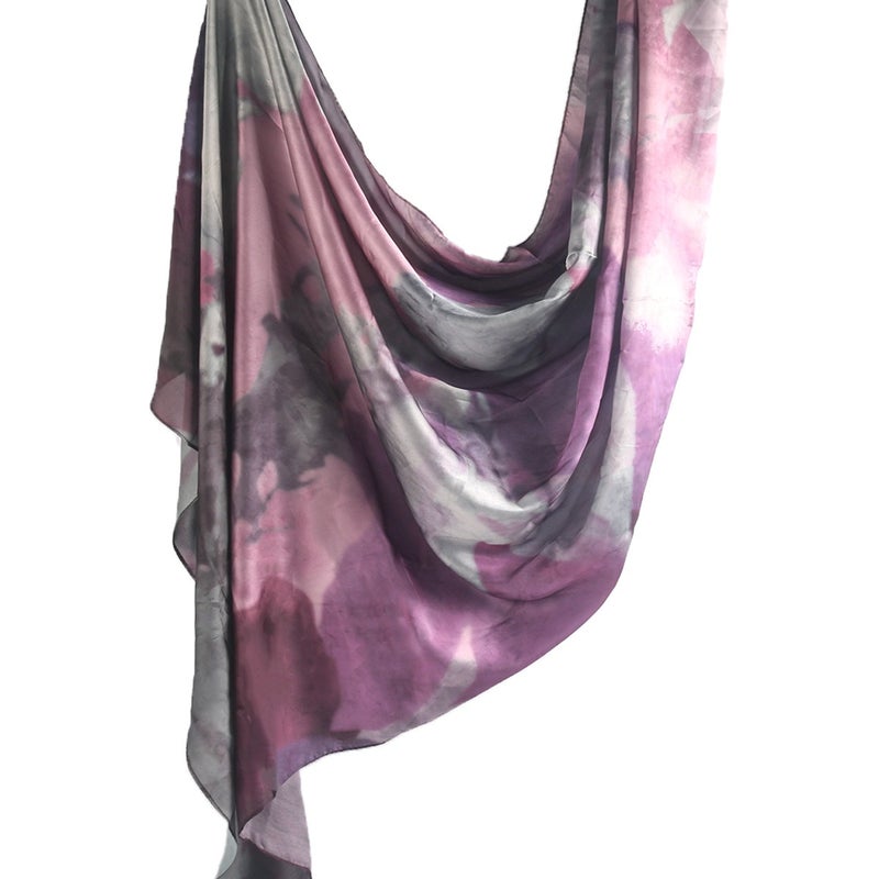 FANXIN Silk Print Headscarf Ethnic Shawl Wrap Scarf 180x85cm