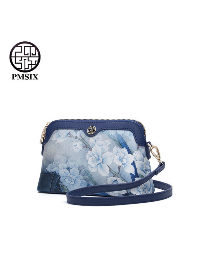 Pmsix Women's Handbag, Mother's Gift, Practical, Intangible Cultural Heritage, Mulberry Silk, Crossbody Bag, Chinese Style, Versatile, Shoulder Bag, Clutch, Qixi Festival - Image 4