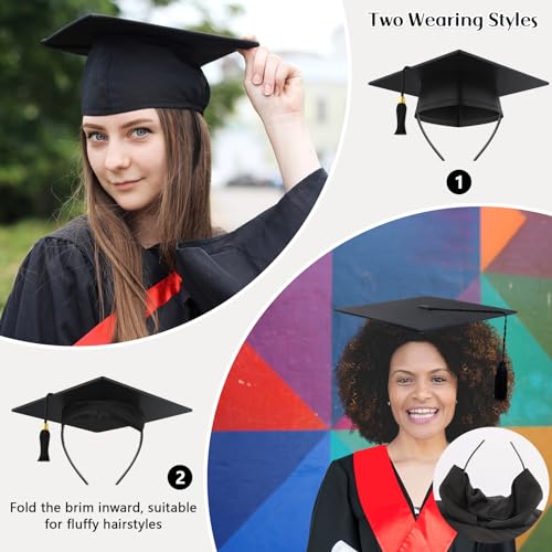 UQM 2 Pack Graduation Cap Headband Insert - Secures Cap and Keeps Hairstyle, Upgraded Interior Design - Image 4