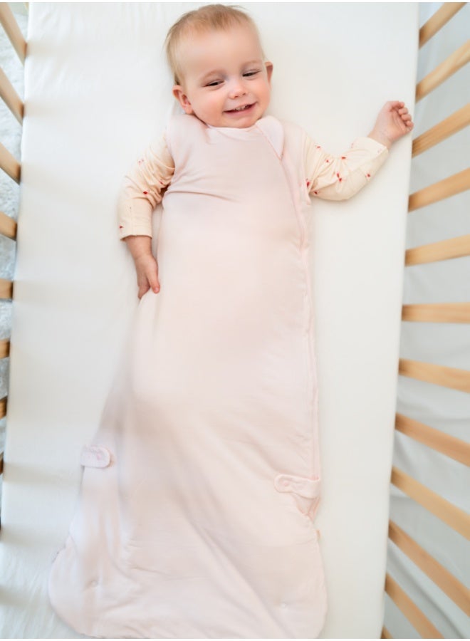 Hushabye – Baby Sleep Bag – 1.0 TOG Bamboo – Pale Pink - Image 1