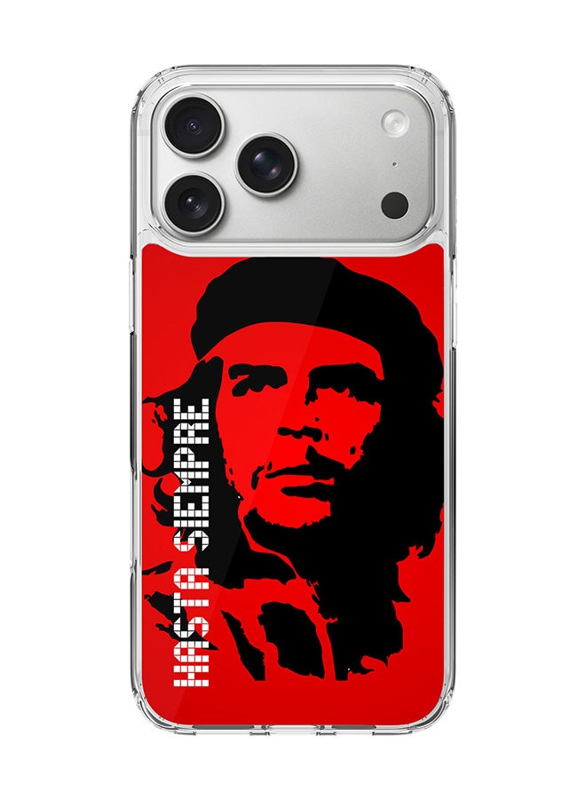 Stylizedd Classic Clear MagSafe Case for iPhone 17 Pro Max , Hybrid Soft Case Flexible Edges Anti Drop TPU PC Gel Thin Transparent Cover [ Designed for iPhone 17 Pro Max ] - Hasta Sempre