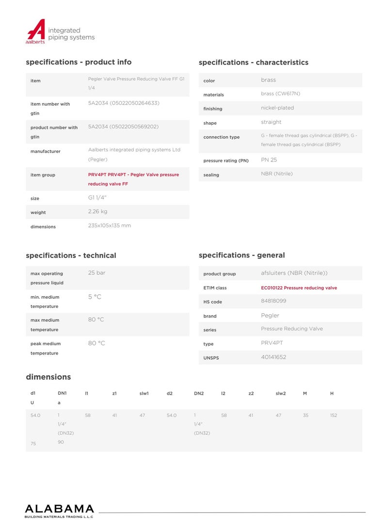 Pegler Brass Pressure Relief Valve 1-1/4 Inch PRV4PT | Heavy Duty Safety Valve | Model 5A2034 - Image 4