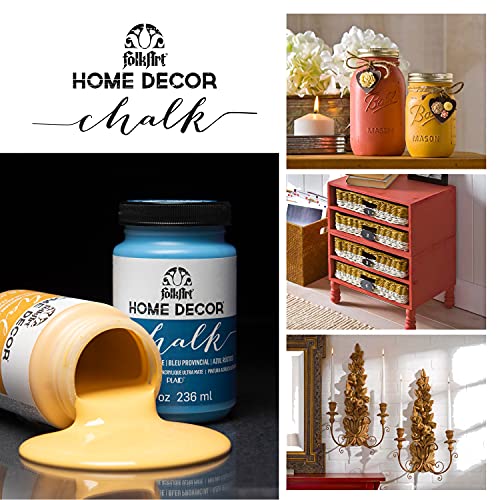 FolkArt Home Decor Chalk Furniture & Craft Paint in Assorted Colors (8 Ounce), 34163 Lilac - Image 4