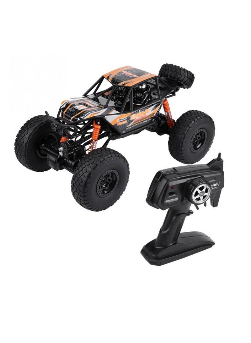 Large High Speed Four-wheel Climbing Vehicle Model Bigfoot Monster Off-road Remote Control Racing Toy Durable orange - Image 2