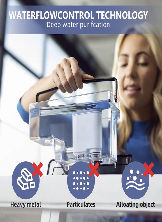 فلتر مياه ماكينة القهوة YKMGON متوافق مع Philips Aquaclean CA6903 وCMF009، خرطوشة فلتر بديلة لماكينة القهوة مع الكربون النشط، عبوة من قطعتين (2) - Image 4