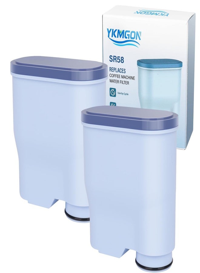 فلتر مياه ماكينة القهوة YKMGON متوافق مع Philips Aquaclean CA6903 وCMF009، خرطوشة فلتر بديلة لماكينة القهوة مع الكربون النشط، عبوة من قطعتين (2) - Image 1