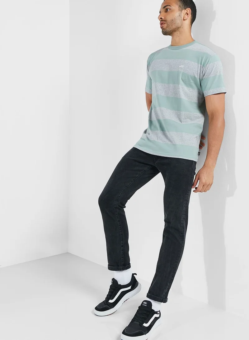 VANS Comfycush Stripe Knit T-Shirt