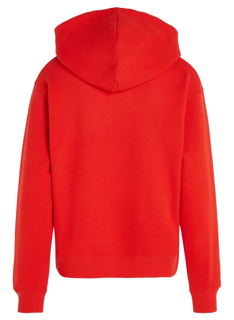 TOMMY HILFIGER Embroidered Logo Drawstring Hoodie