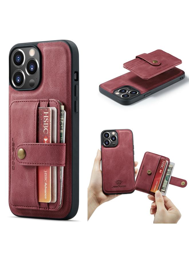 The Bros Case For iPhone 15 Pro RFID Blocking Anti-Theft Magnetic PU Phone Case