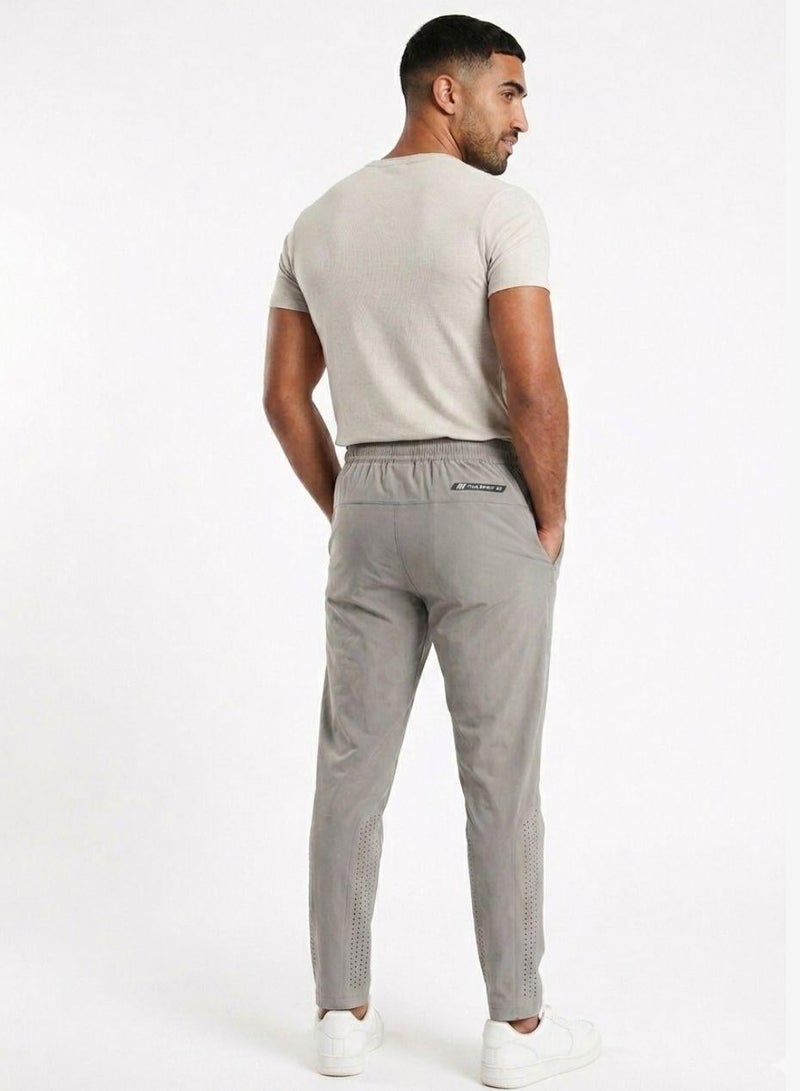 Moveletix Cooling Summer Lightweight Training Joggers Grey Luxe Soft - Image 5