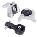 TeukRiGa Engine Motor Mount Set 3pcsCompatible with Honda CRV 2007 2008 2009 2010 2011 L4 24LReplacement for A4595 A4536 A4598 - Image 2