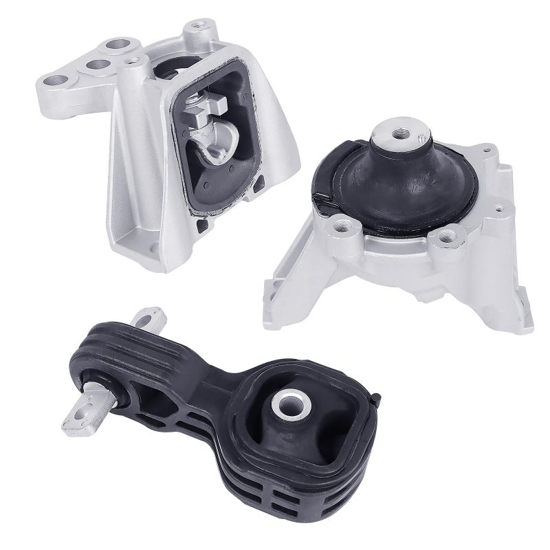 TeukRiGa Engine Motor Mount Set 3pcsCompatible with Honda CRV 2007 2008 2009 2010 2011 L4 24LReplacement for A4595 A4536 A4598 - Image 3