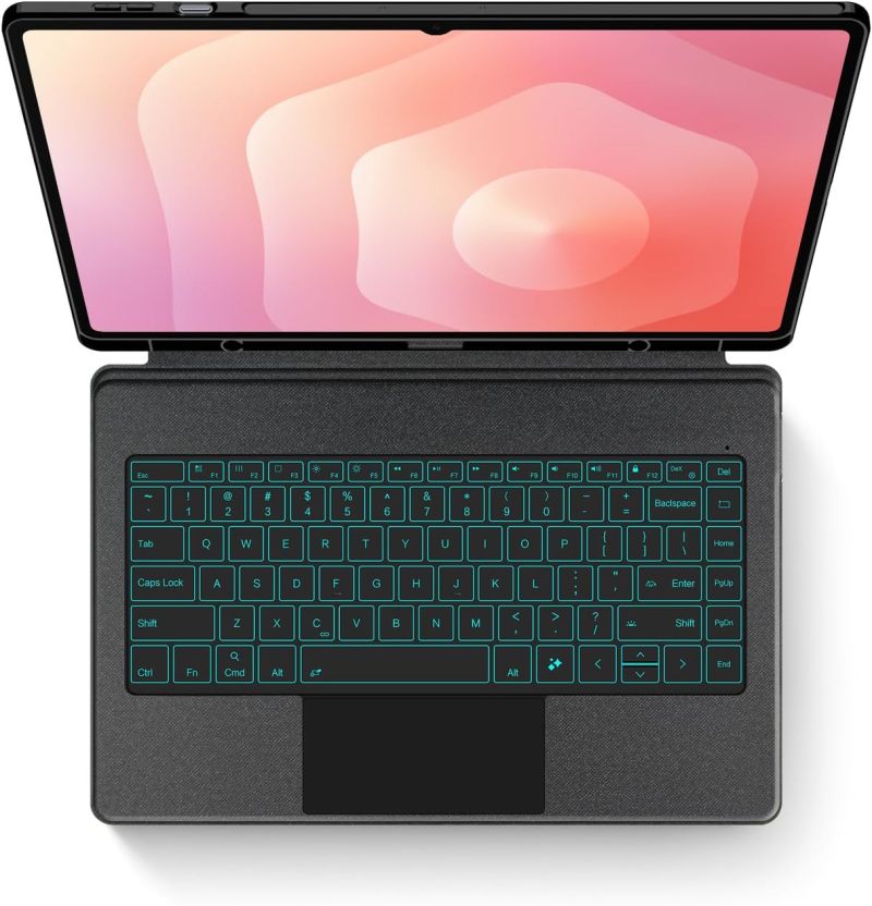 Samsung Galaxy Tab S11 Ultra Keyboard Case - Detachable Backlit Keyboard with Trackpad - All-in-One Mobile Office Solution for Business Professionals - Image 4