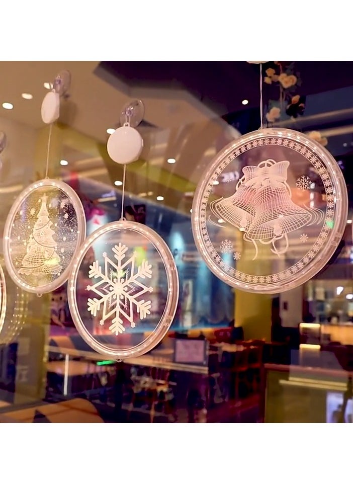 Manvik - Christmas SnowFlake Decoration 3D Light – Festive LED Sign for Holiday Cheer & Indoor/Outdoor Decor (Snowflake) - Image 1