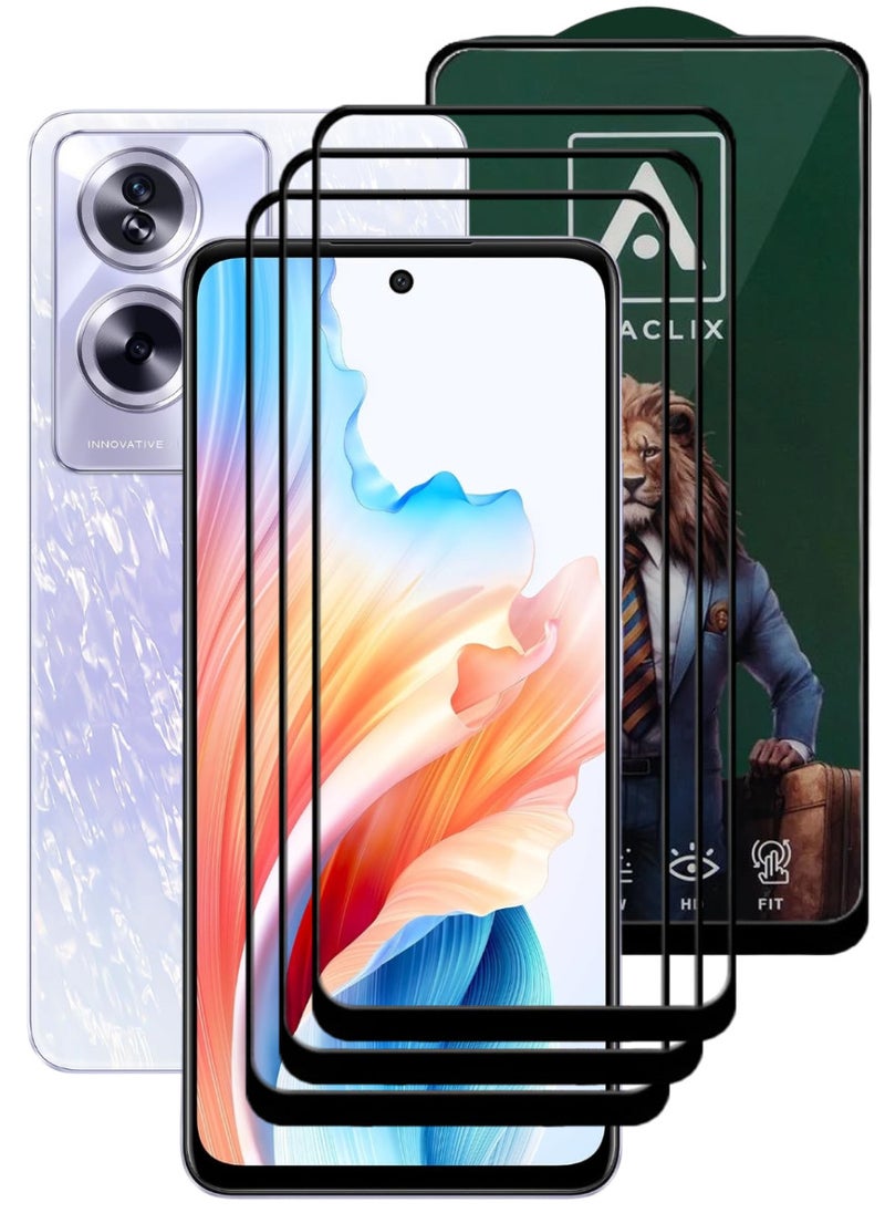 3 Pieces Antistatic ESD Dustproof Premium Quality High Definition Tempered Glass Screen Protector Designed For Oppo A79
