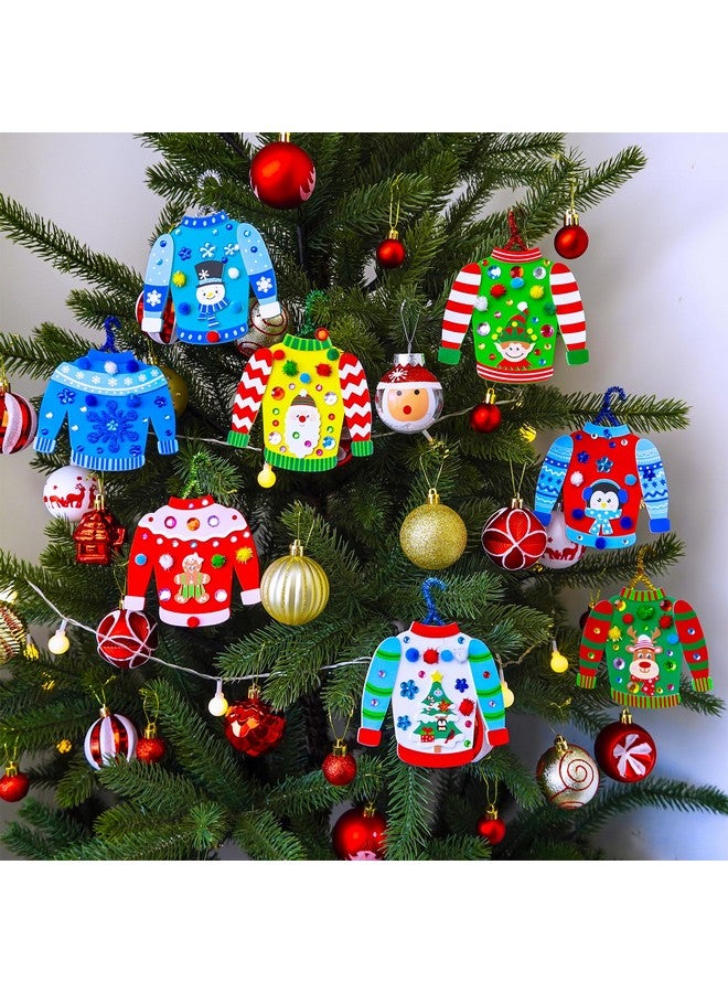 وينلين مجموعة من 24 قطعة من أدوات الحرف اليدوية لعيد الميلاد من Winlyn، حرف شتوية، زينة يدوية للسترات الصوفية القبيحة، ملصقات رغوية احتفالية، فنون وحرف يدوية لعيد الميلاد للأطفال، أنشطة فنية في الفصل الدراسي، هدايا الحفلات - Image 2