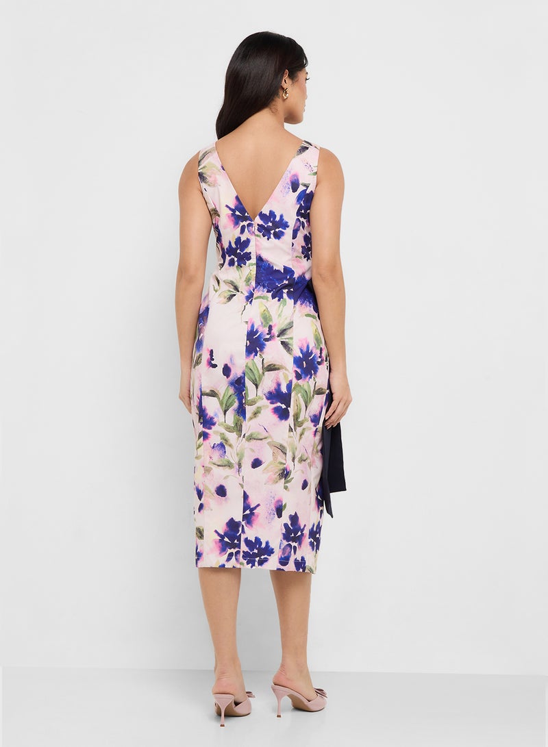 هوب اند ايفي فستان بطبعة زهور - Image 2