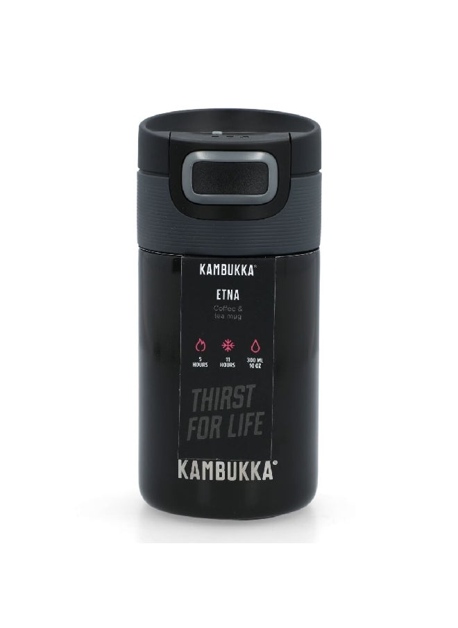 Kambukka - Double Wall Vacuum Tumbler Black 300 ml 11-01022 - Image 1