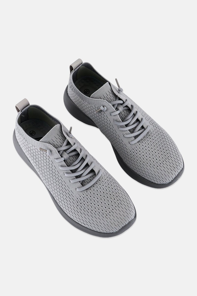 RBX Women Lace Up Training Shoes, Grey  - Image 3