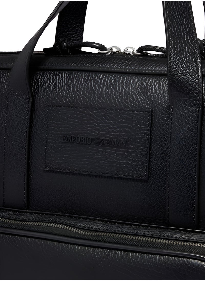 Emporio Armani Black Leather Laptop Bag - pzsku/Z78DAB2B18468B1AC87E3Z/45/1741589476/bc7de04a-2d19-4f85-adf6-3442be5879a8