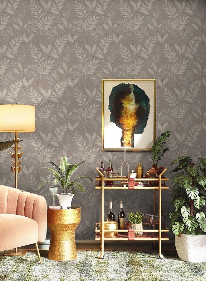 NuWallpaper Amanda Taupe Peel and Stick Wallpaper, NUS6424 - Image 3