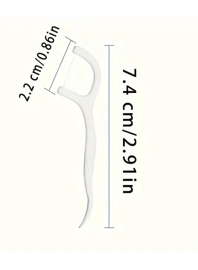 Rozino 300pcs Dental Floss Picks for Deep Cleaning - Hygienic, Disposable & Portable for Daily Oral Care & Travel - Image 2