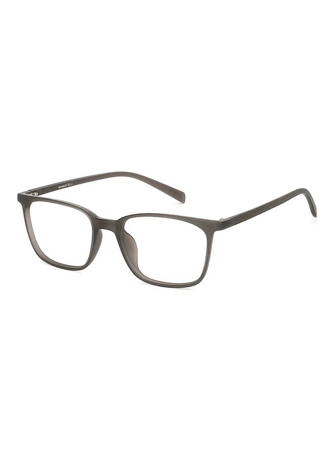 لينسكارت بلو نظارة طبية للكمبيوتر بعدسات بدون درجة وبإطارٍ كامل وبتصميم لامتصاص الأشعة الزرقاء ومضادة للتوهج مربعة الشكل طراز LB E13526 - مقاس 51 مم - رمادية اللون - Image 2
