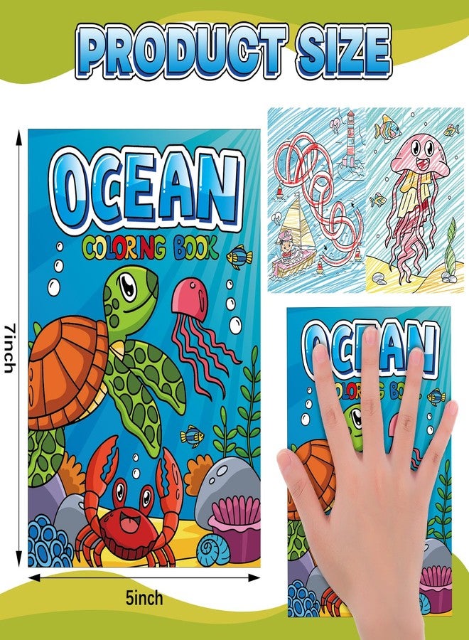 Spakon 144 Pcs Coloring Book with Crayon for Kids Bulk Dinosaur Animal Unicorn Space Maze Mini Coloring Book for Kids Toddler Ages 3-10 Birthday Kindergarten Classroom Reward - Image 3
