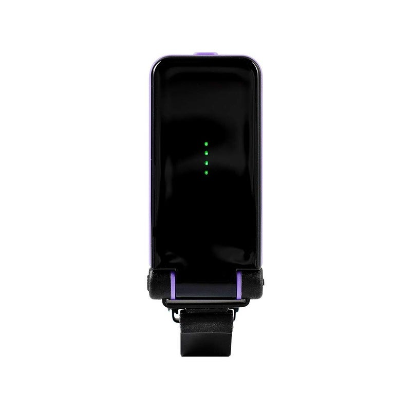 FLAMMA Guitar Tuner Clip On Tuner for Electric Guitar Bass Tuner Ukulele Tuner Power Saving Mode LED Display Metal Clip (Purple) - Image 2