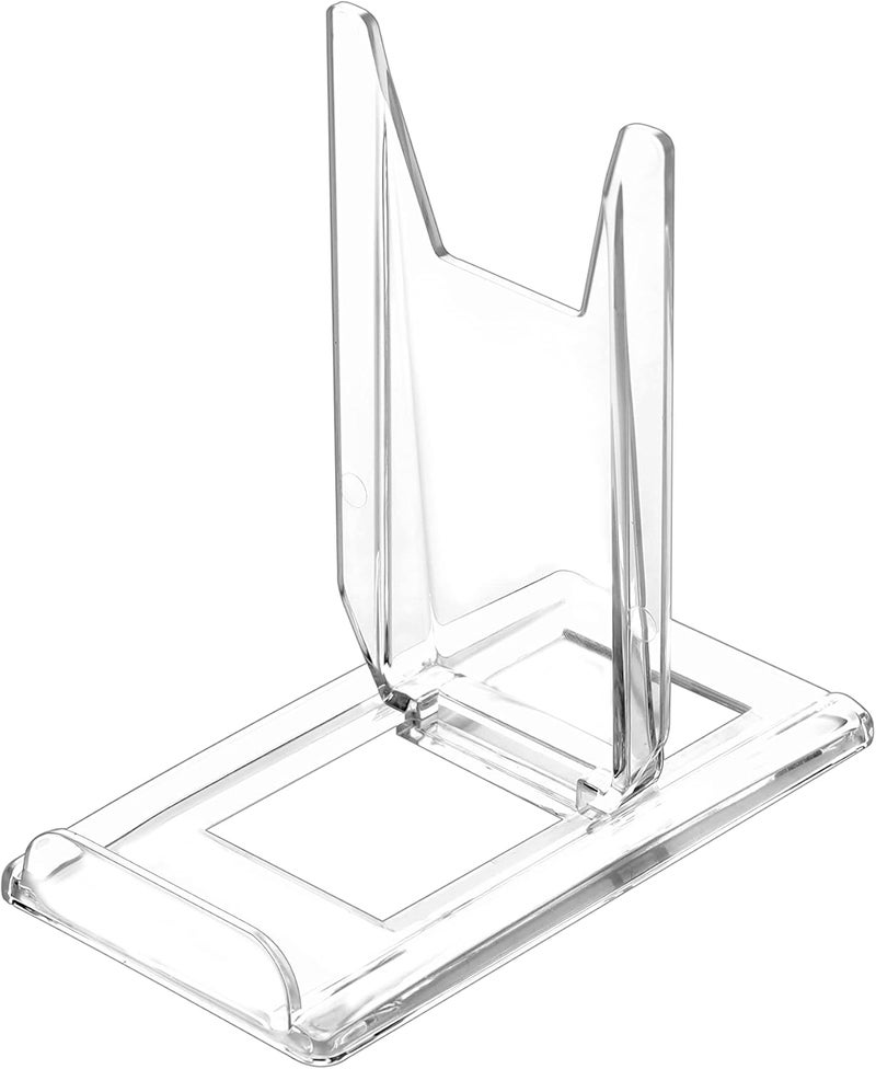 TERDEWE （10 Pack ）Acrylic Book Stand for Display Adjustable Clear Display Holder Easel Collector Stand for Home Office Back to School Comic Album CD Magazine Postcard Artworks (4.2 x 4.3 x 2.35 Inch) - Image 5