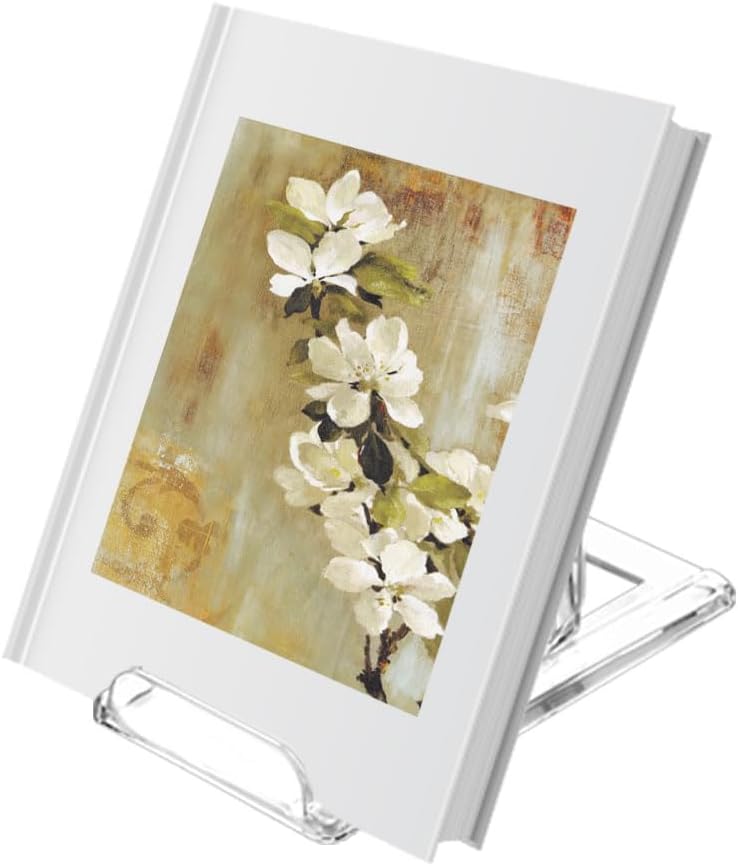 TERDEWE （10 Pack ）Acrylic Book Stand for Display Adjustable Clear Display Holder Easel Collector Stand for Home Office Back to School Comic Album CD Magazine Postcard Artworks (4.2 x 4.3 x 2.35 Inch) - Image 2
