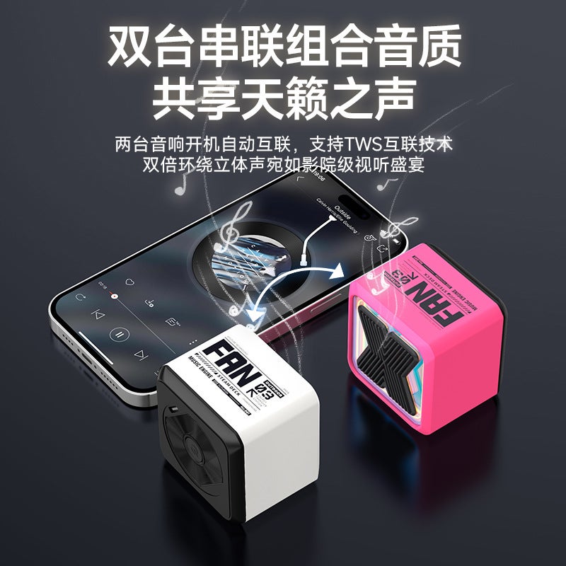 X3mini Mini Smart Wireless Bluetooth Speaker with Atmosphere Light - Image 4