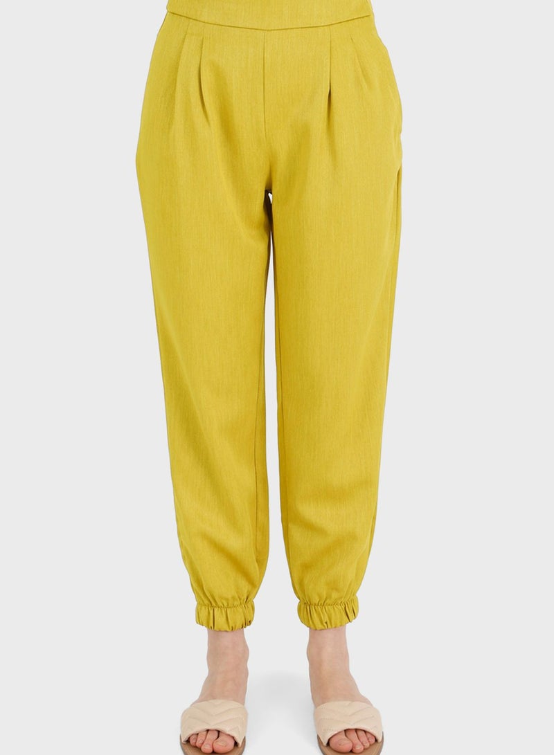 رفقة من مودانيسا بنطال بحافات مطوية - Image 1