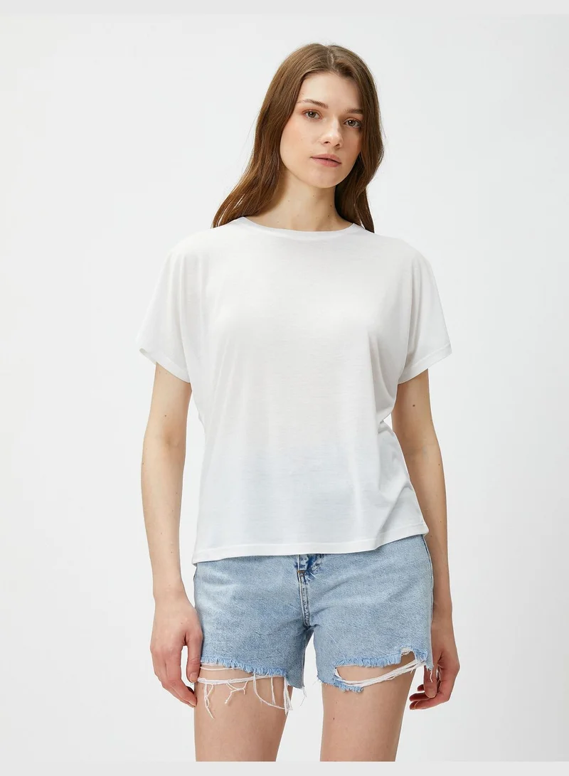 كوتون Relax Fit T-Shirt Crew Neck