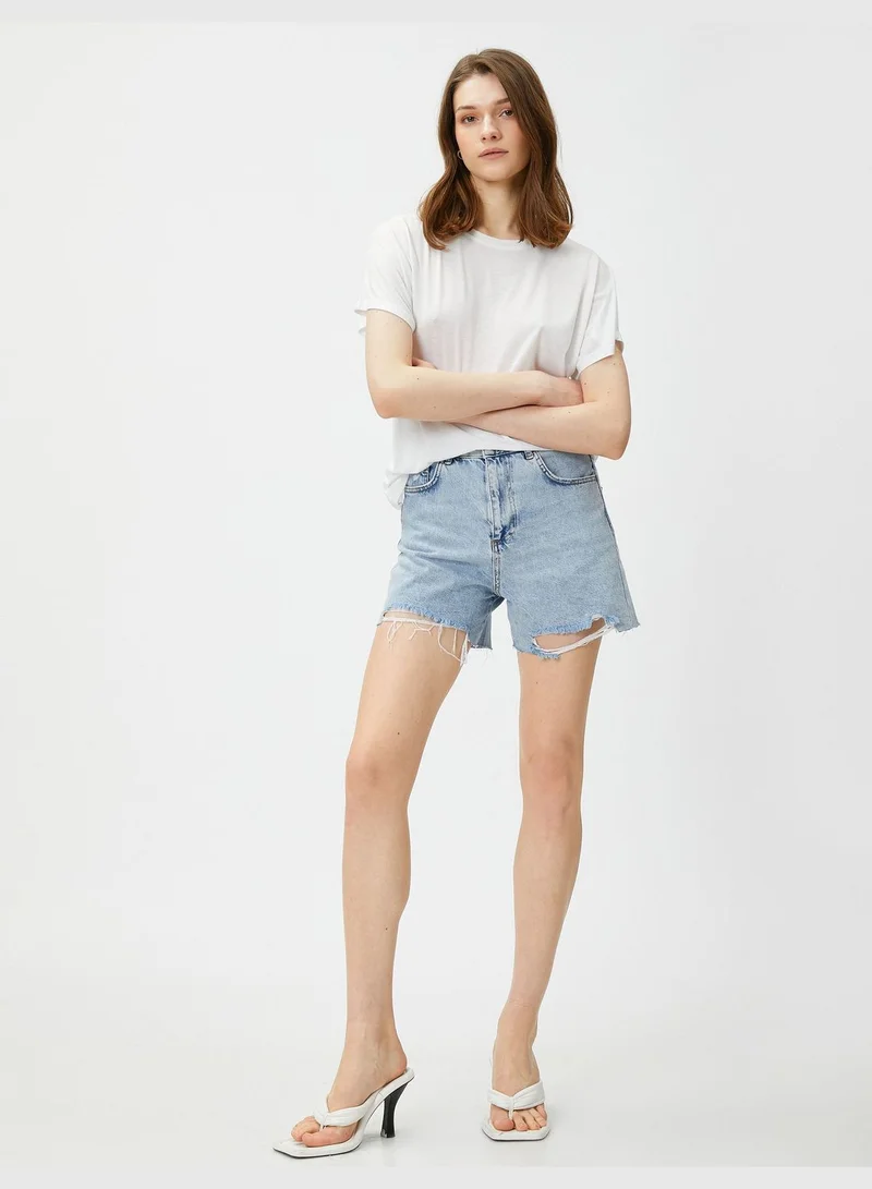 كوتون Relax Fit T-Shirt Crew Neck