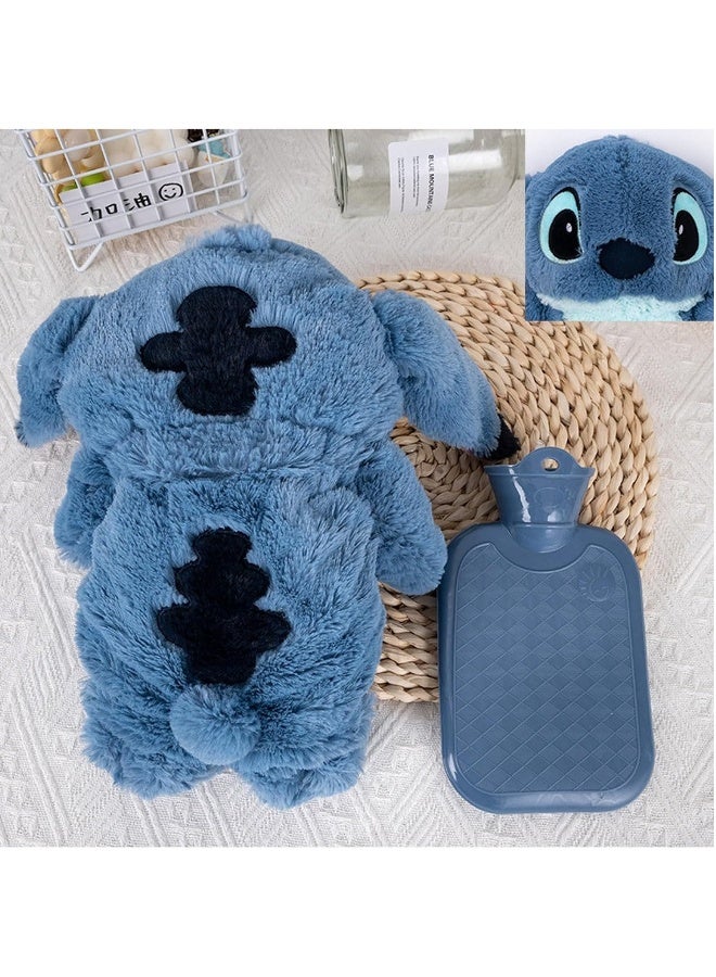 Fluffy Hot Water Bottle Cartoon Hot Water Bottle for Children Hot Water Bottle Cuddly Small Hot Water Bottle Soft Plush Nice Gift for Child Family and Friend - Image 3