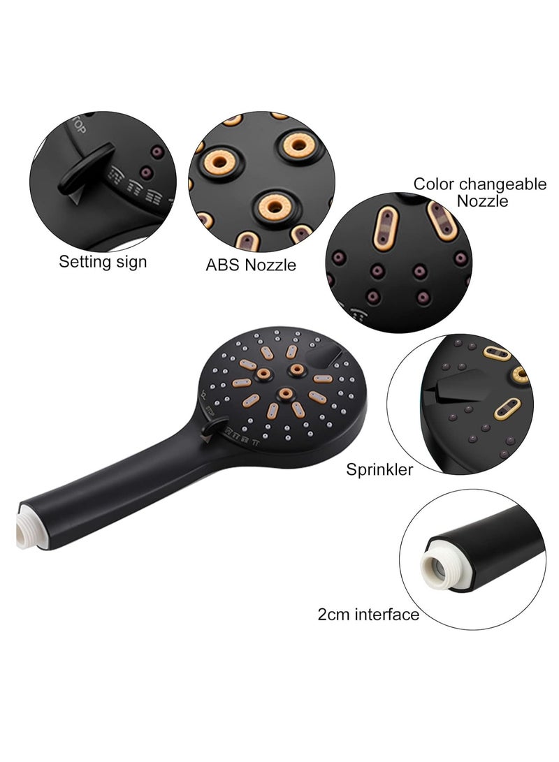 Shower Head With Handheld Shower Heads High Pressure With 6 Function Setting Shower Head Holder 59 Inch Shower Hose - Image 4