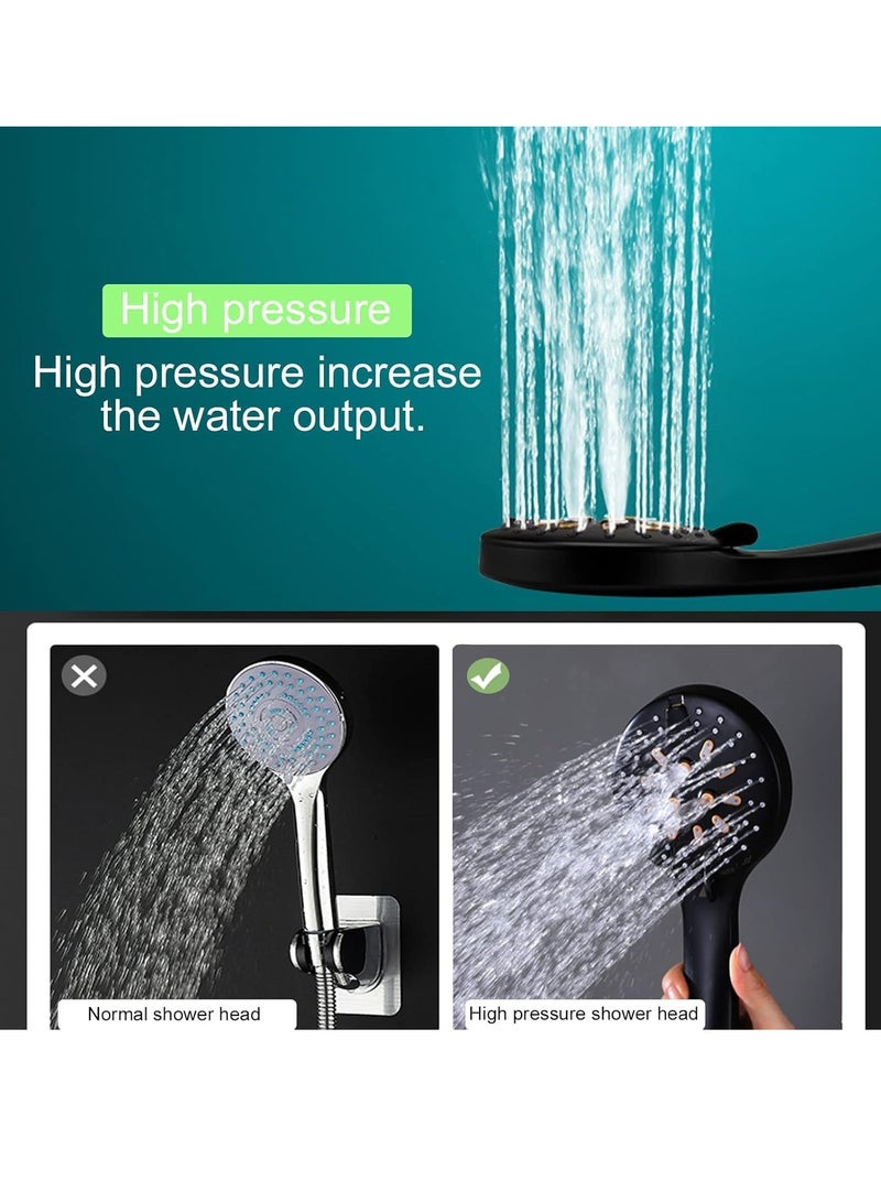 Shower Head With Handheld Shower Heads High Pressure With 6 Function Setting Shower Head Holder 59 Inch Shower Hose - Image 5
